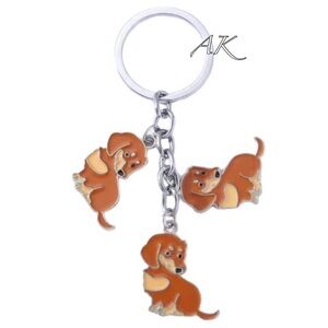 Dachshund Keychain Bag Charm 🐾 Doxie Wiener